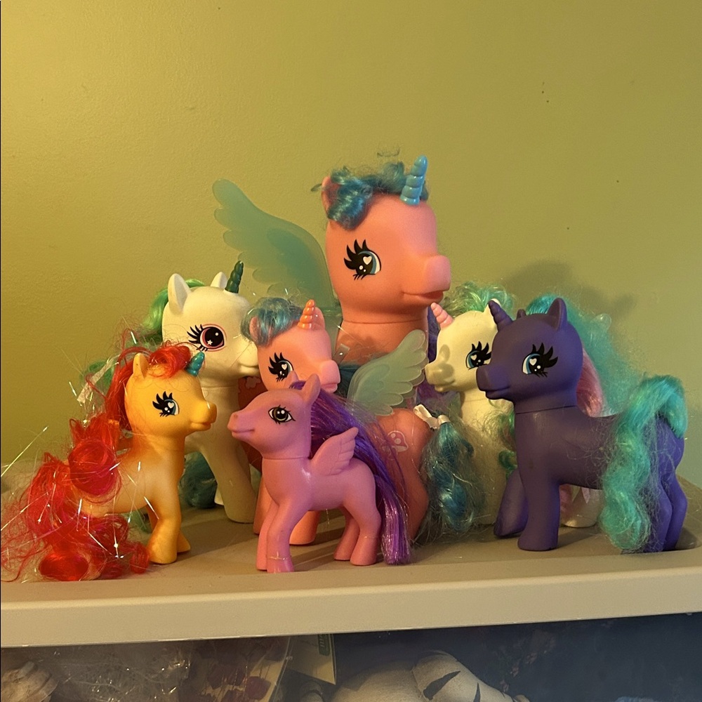 My Little Pony Fakies Set of 7 Not Hasbro Play Toys Unicorn